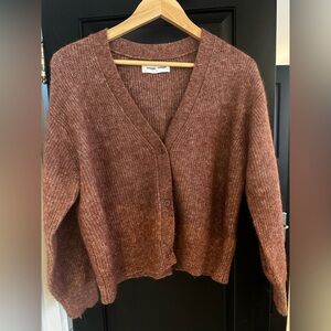 Samsoe V-Neck Button Sweater Cardigan